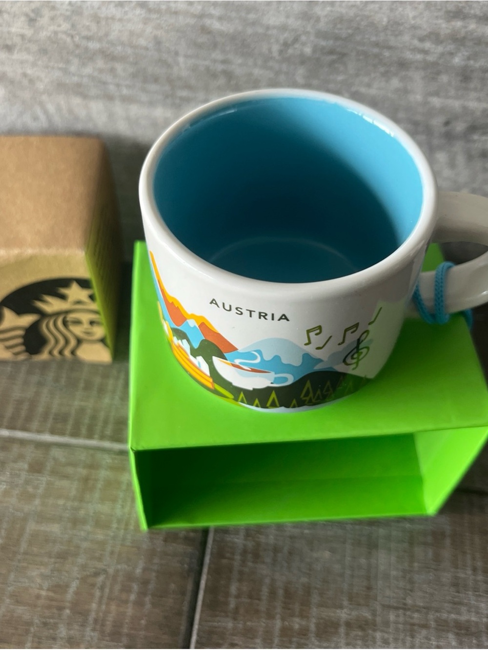 New In Box Starbucks Austria You Are Here Collection Mini Espresso/ornament 2 oz - Picture 7 of 8